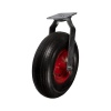 Колесные опоры поворотные, пневматическое колесо, стальной прессованный обод, платформенное крепление, шарикоподшипник (PRS90 (60))